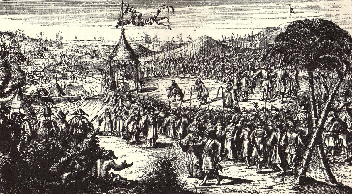 Капитуляция европейцев. Источник: Wikimedia