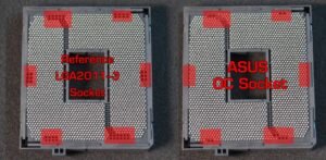 OC-Socket имеет дополнительные ножки питания, что обеспечивает более стабильный и высокий уровень разгона.

Использовался  в платах: ROG Rampage V Extreme, ASUS X99-Deluxe, ASUS X99-Pro, ASUS  X99-S, ASUS X99-A, ASUS X99-E WS, ASUS X99 WS.