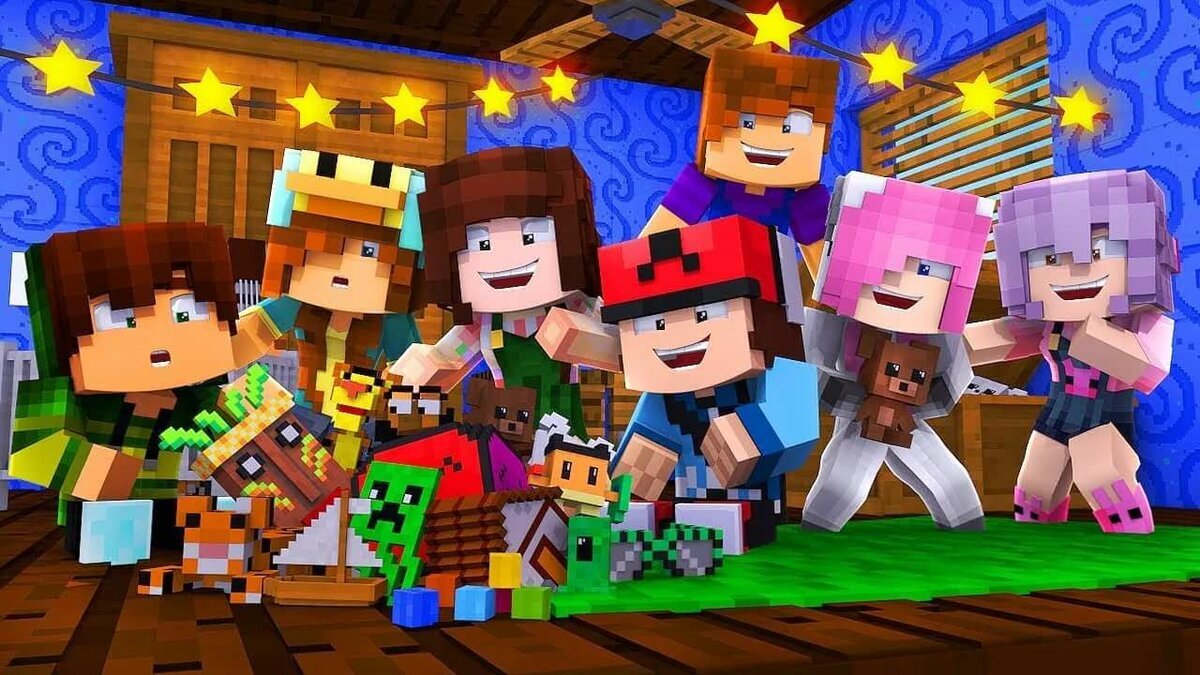 Minecraft стал. Майнкрафт. Майнкрафт друзья. Майнкрафт игроки. Много игроков майнкрафт