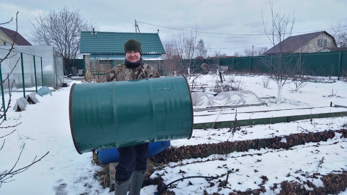 Современную бочку без труда могу поднять даже я.