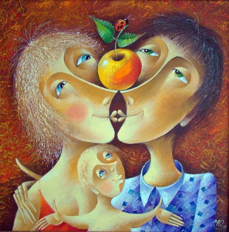 Картина Юрия Мацика с сайта https://www.pinterest.ru