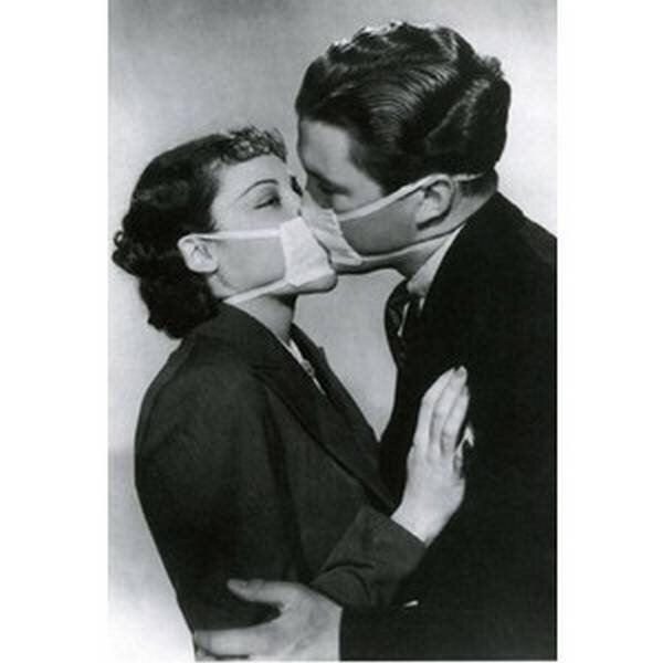 1937, ретро, фото эпидемия гриппа