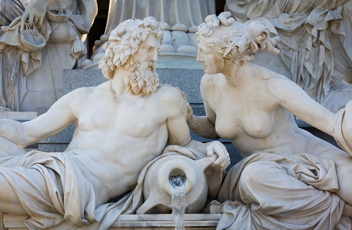 Vienna - Pallas Athene fountain