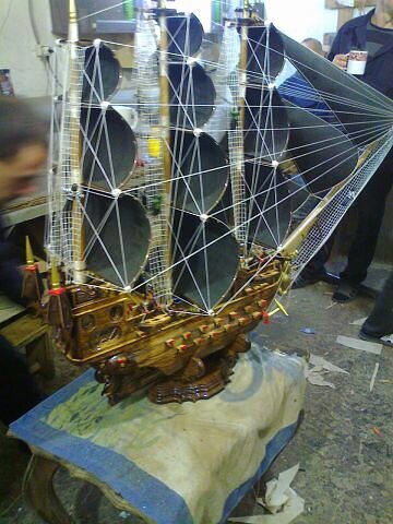 Корабль ручной работы 