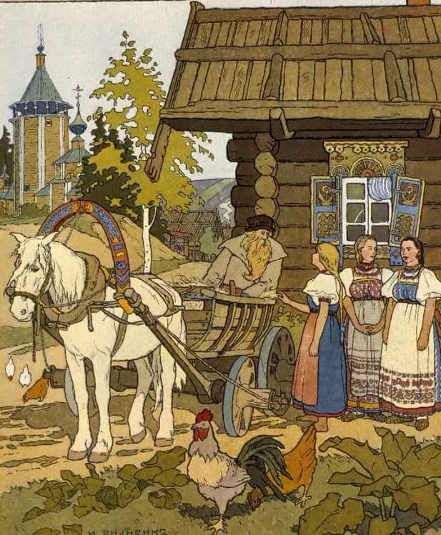 Отец три раза ездил на базар пока не нашел перышко Финиста Ясна Сокола