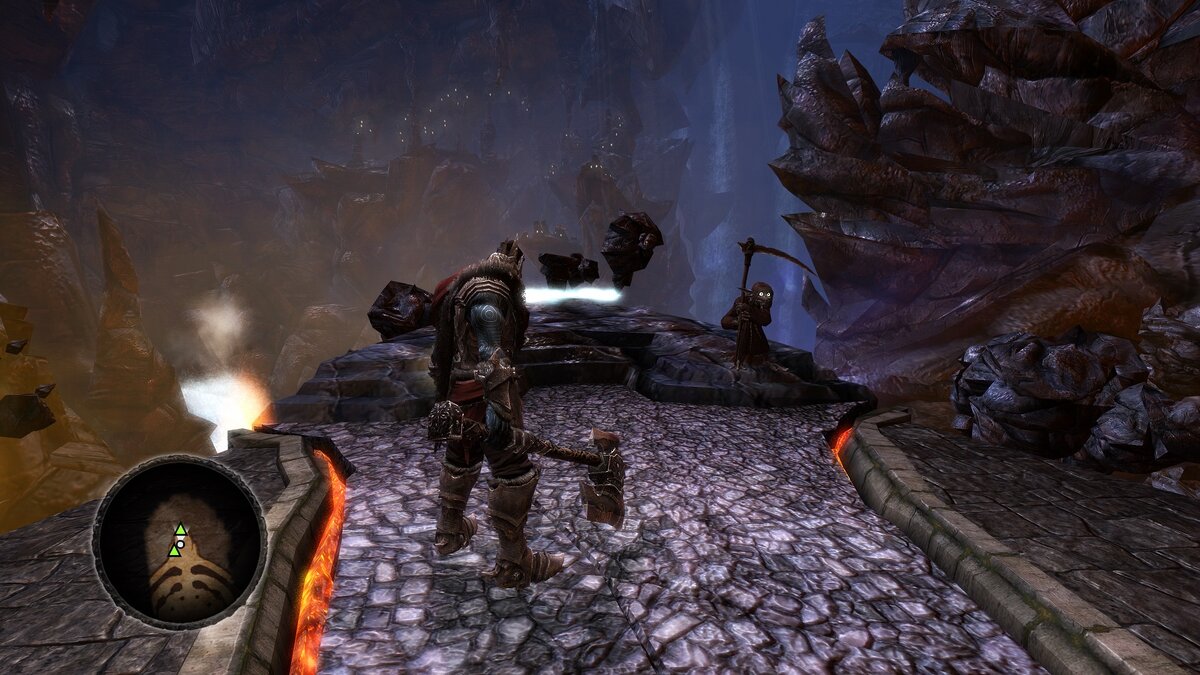 Вид с балкона в начале игры.