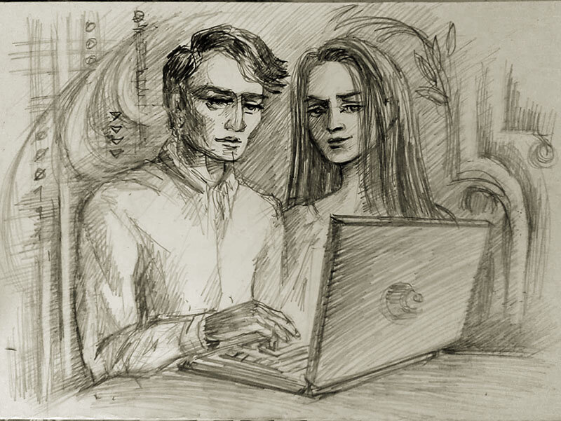 Ученики дракона. Глава 99. Иллюстрация авторская.