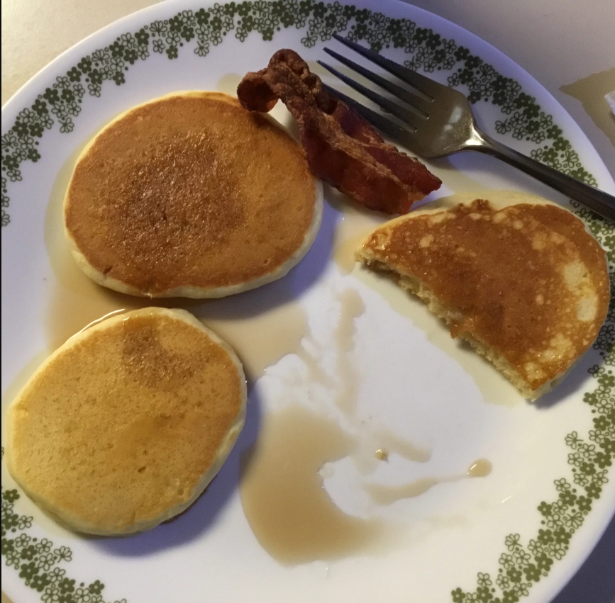 #панкейки #блины #завтрак #выпечка 