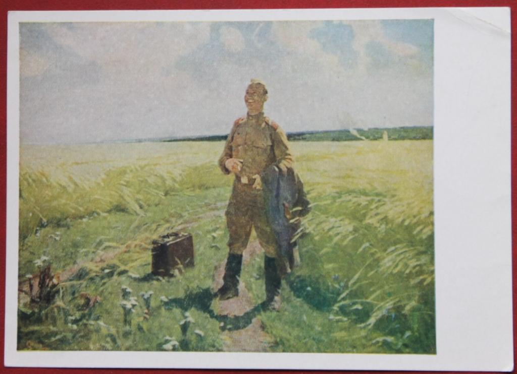 И.Симонов Снова в родных краях 1961г. Солдат