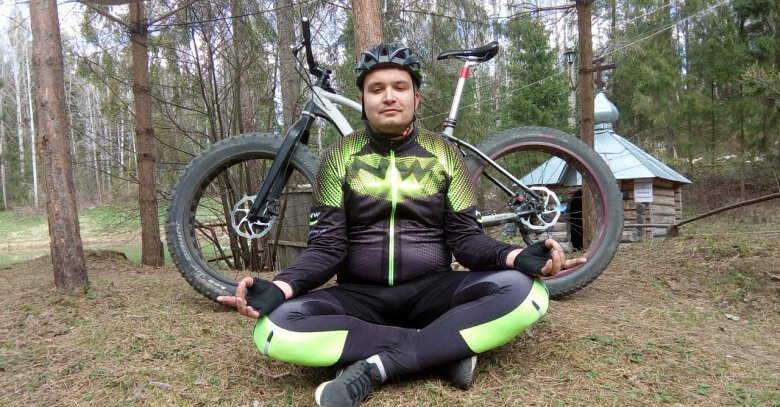 Николай Окуличев начал кататься на фэтбайке случайно.