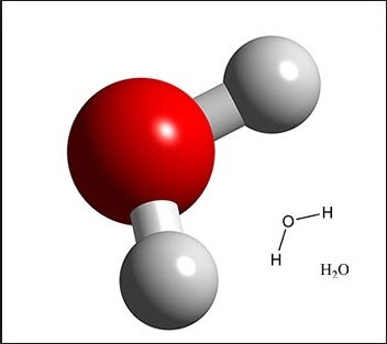 Модель молекулы воды
