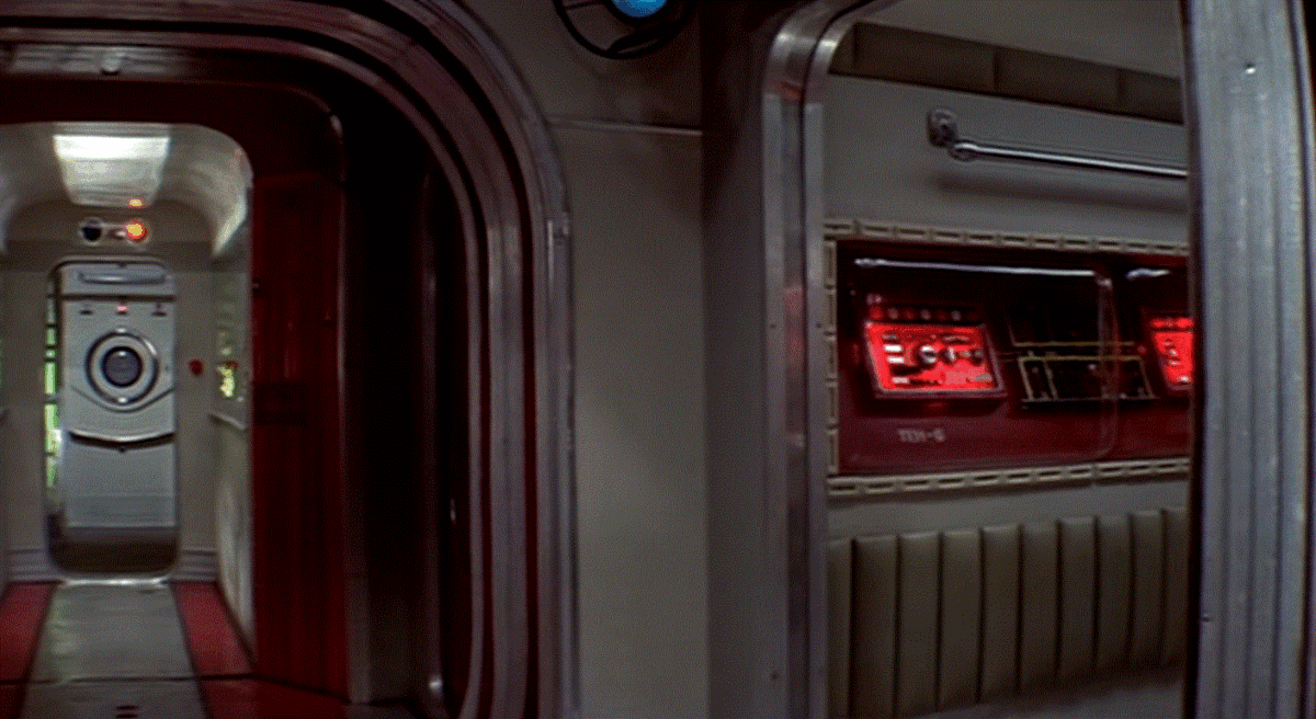 Фрагмент из фильма. Как же всё-таки эстетичен звездолёт!