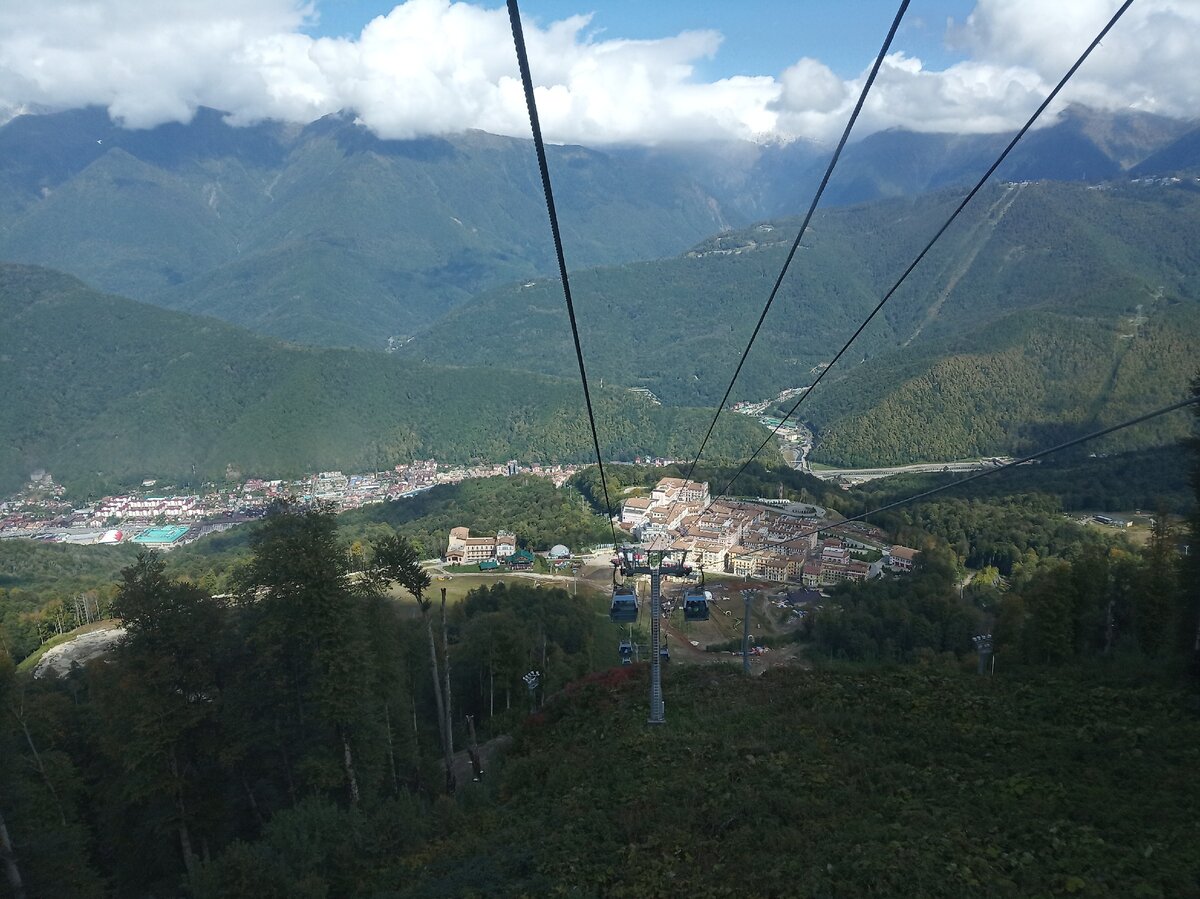 Спускаемся на поляну 960.