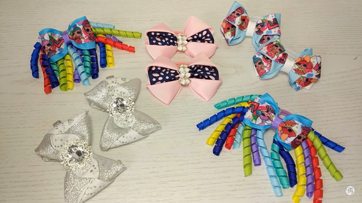 Детские резинки канзаши