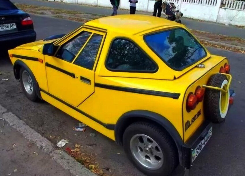 Как не крути, а получился уникальный автомобиль в кузове компакт купе
