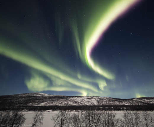 Северное сиянияе над Лапландией  2 декабря 2020 