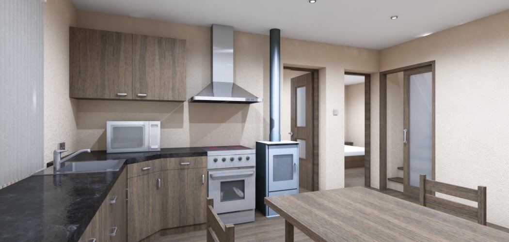 Кухня, столовая