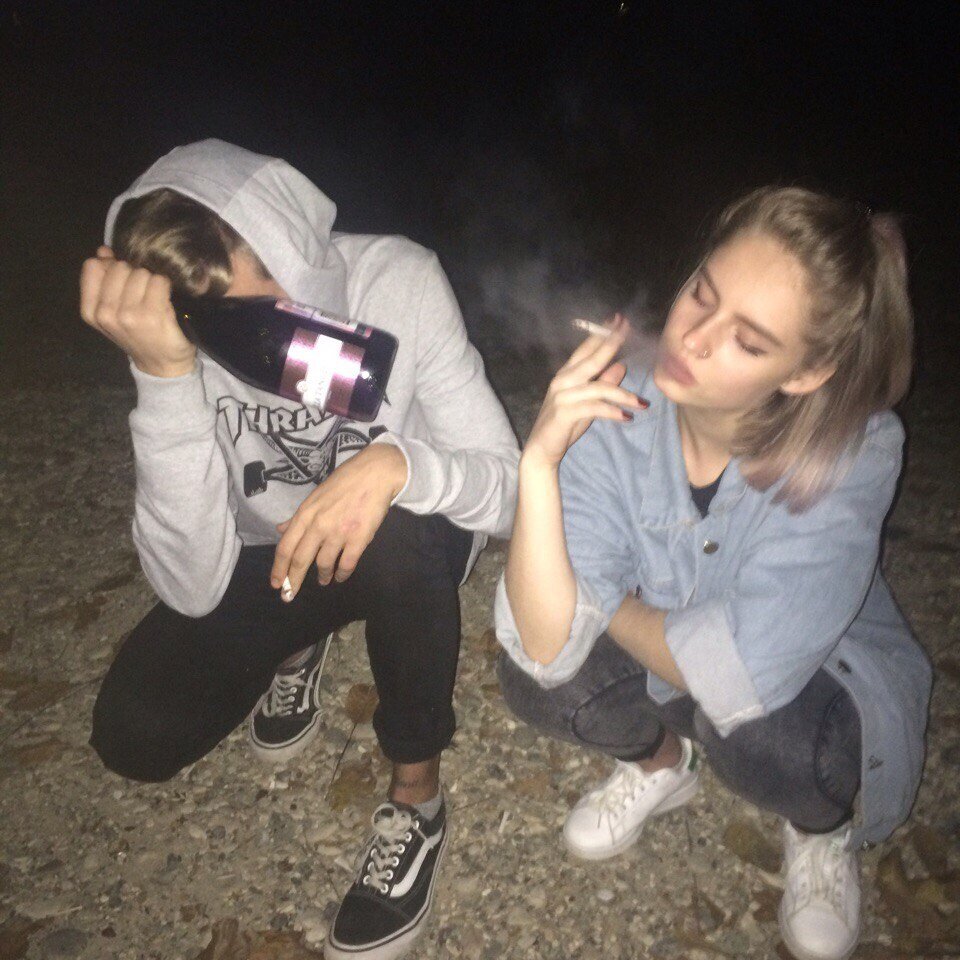 Настя Мирная и Вова Чёрный