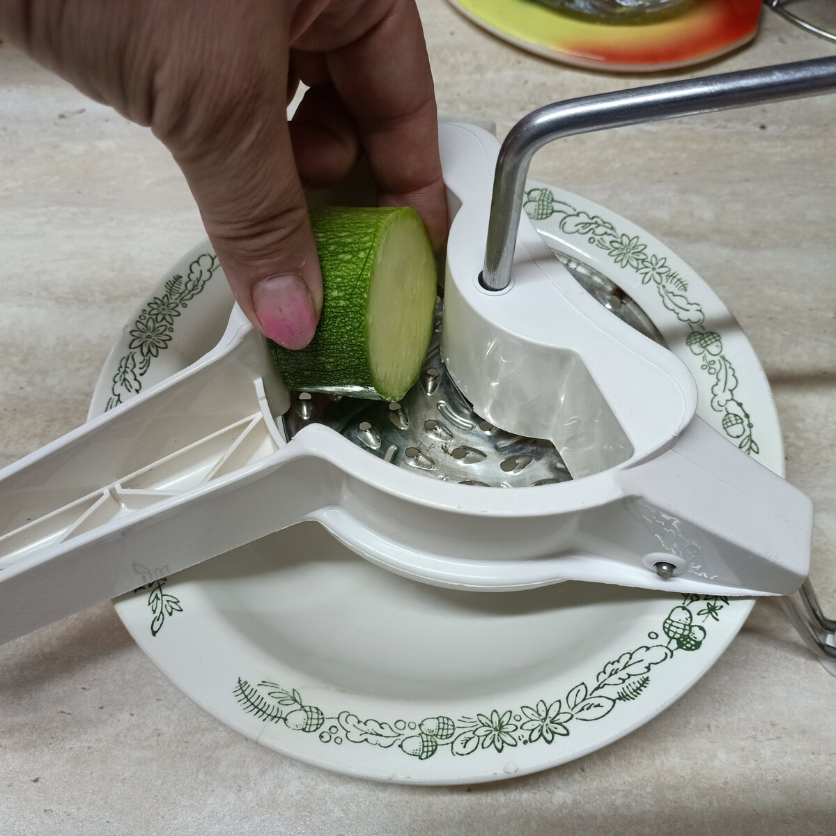 натираем на терке