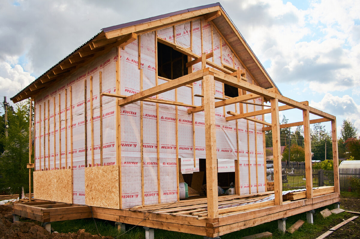 Каркасный дом в Геленджике отделка