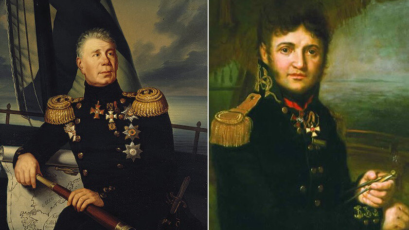 Иван Крузенштерн и Юрий Лисянский/ © Wikimedia