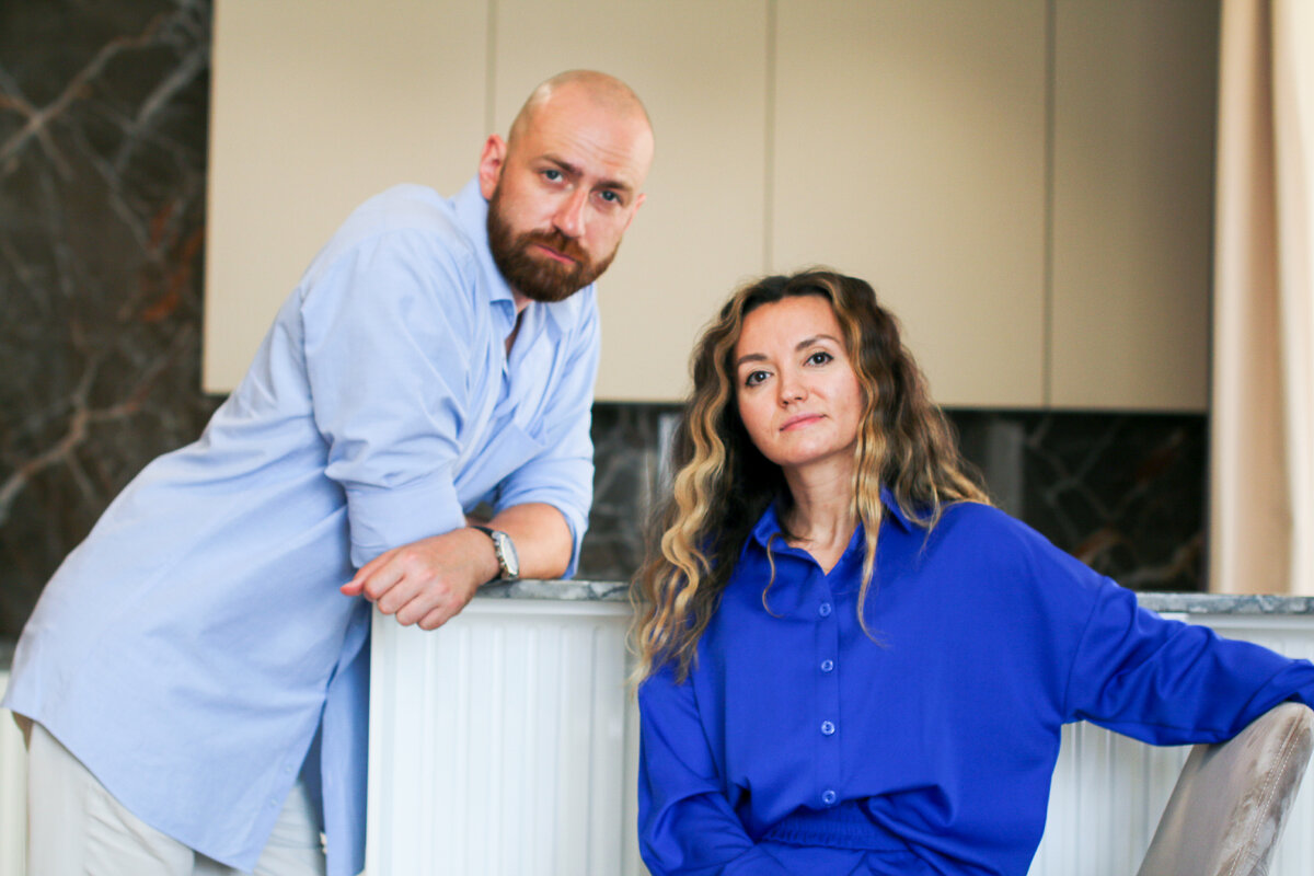 Основатели студии дизайна интерьеров Денис и Татьяна