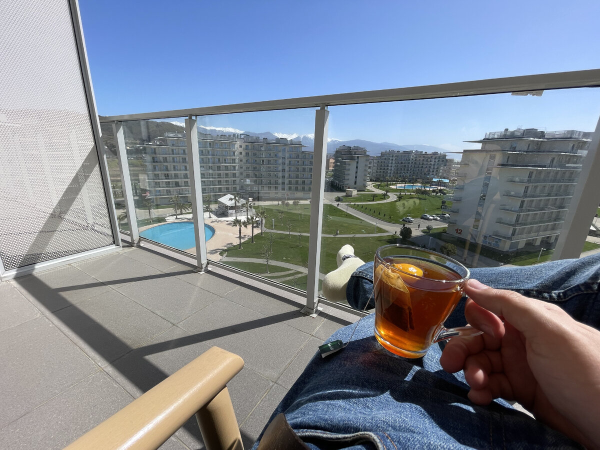 Вид из номера отеля «Сочи Парк Отель»