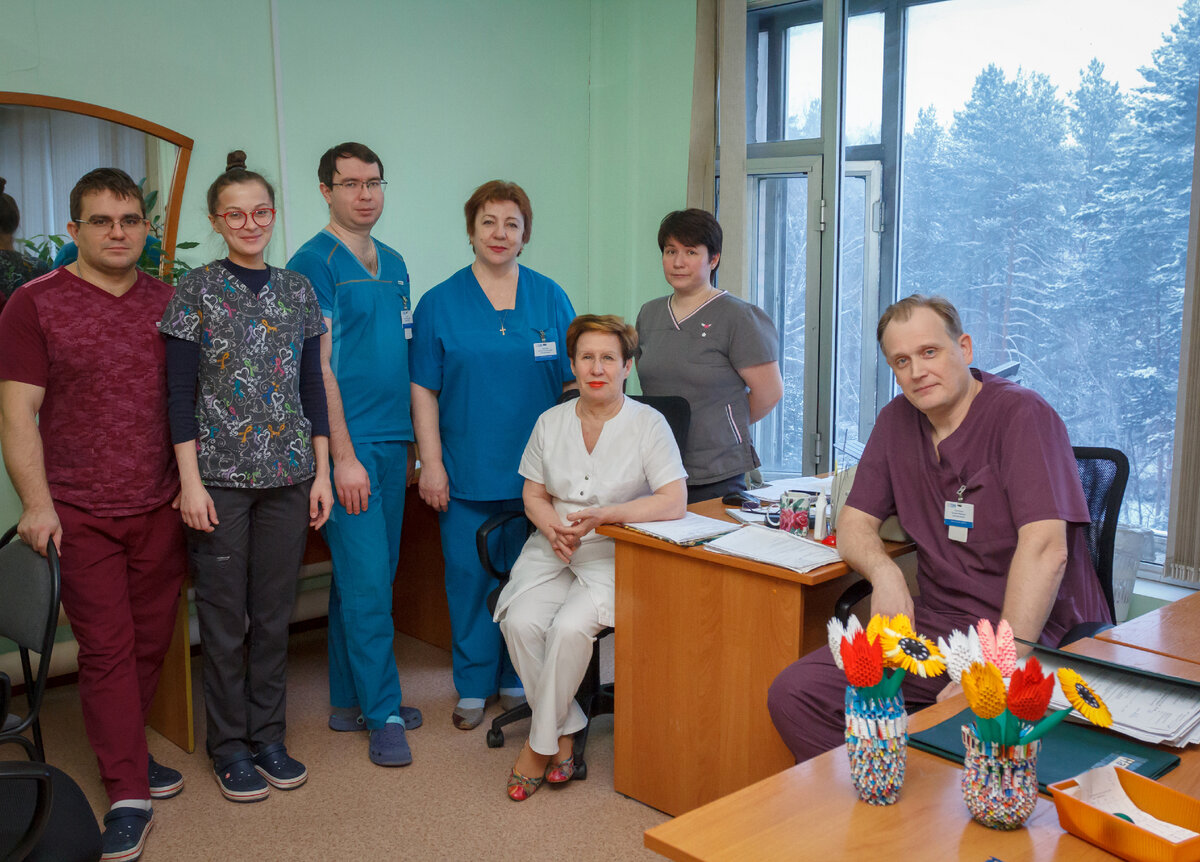 Коллектив отделения. Фото: Валерий Касаткин