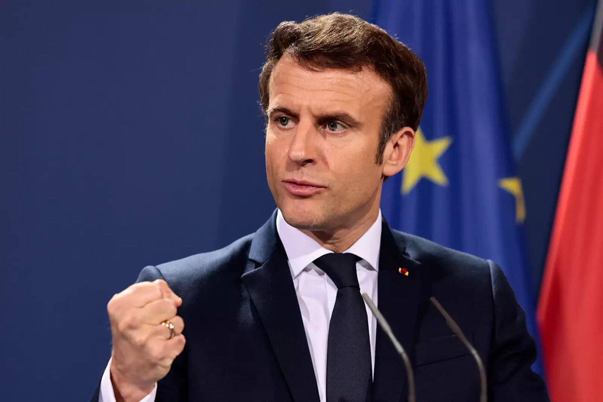 Emmanuel Macron Chest Hair