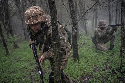    Украинские военнослужащие ©Telegram-канал Президента Украины Владимира Зеленского