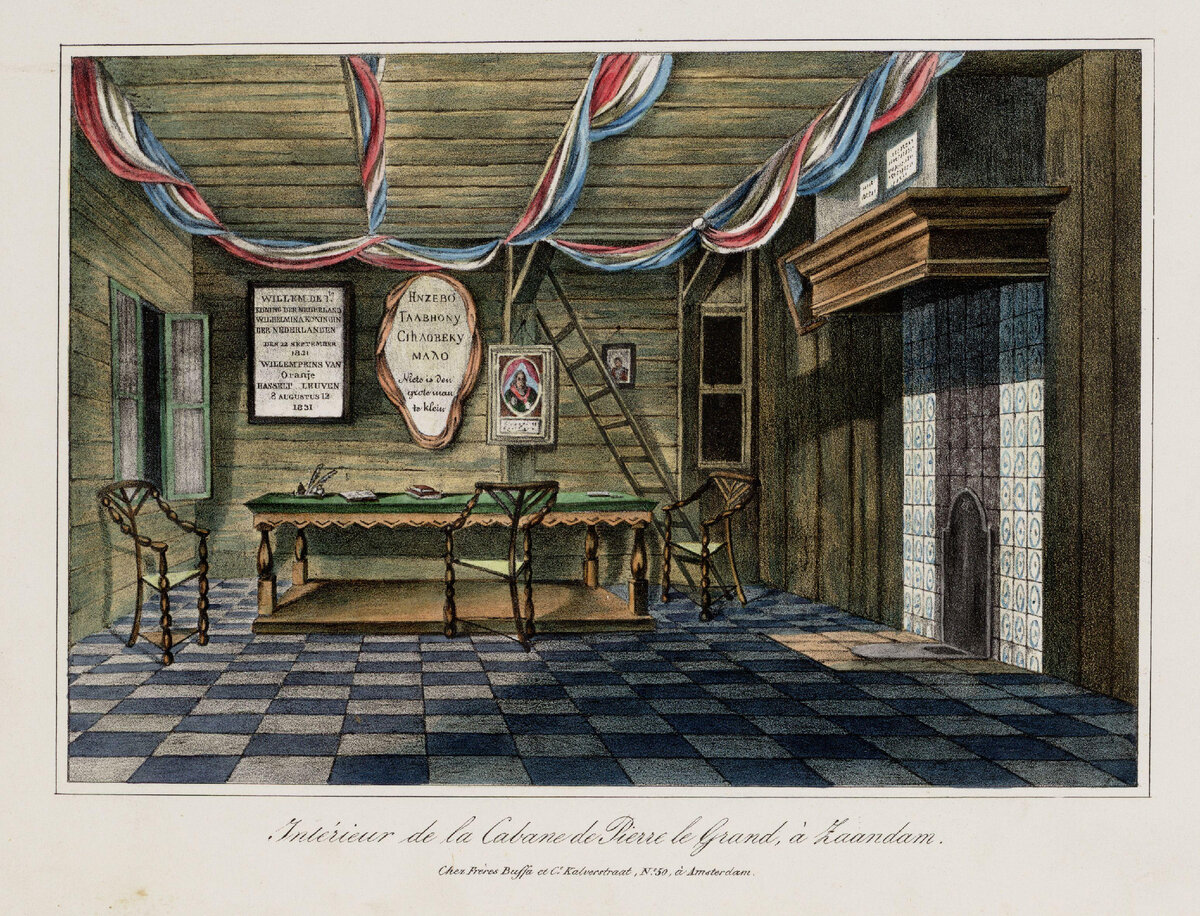 Het Czaar Peterhuisje te Zaandam, interieur
