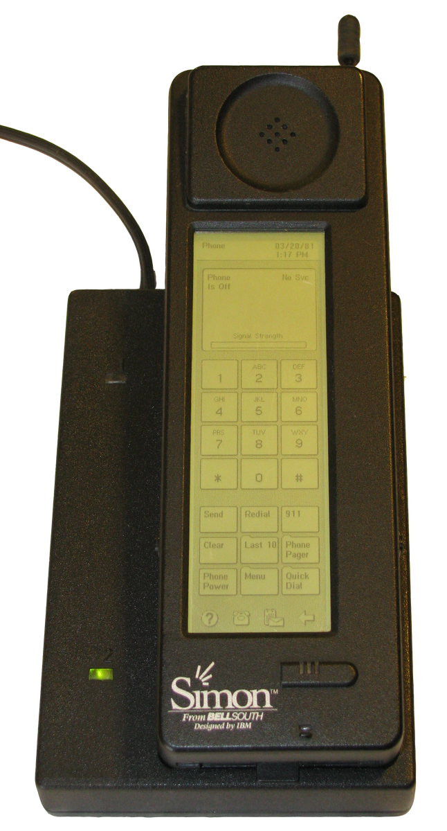 "IBM Simon" - дедушка современных смартфонов.