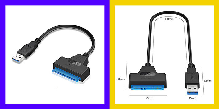 Недорогой адаптер для использования ноутбучного 2,5 жесткого диска как внешнего