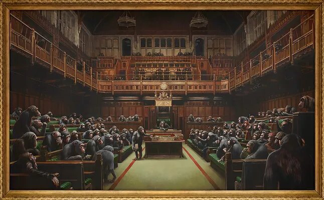 Источник: Sotheby's ,BANKSY, DEVOLVED PARLIAMENT