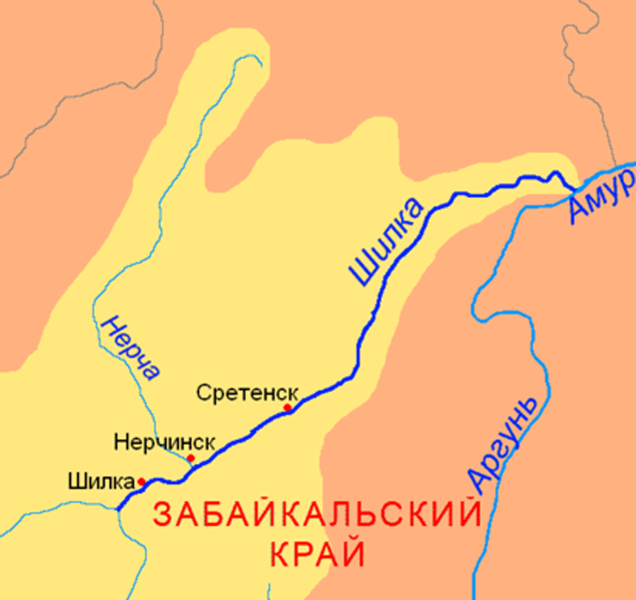 Карта шилка забайкальский край