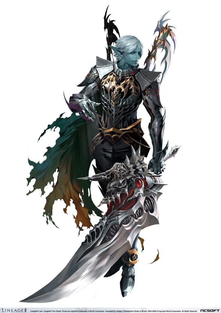 Мощный берсерк-эльф. Таких редко встретишь...