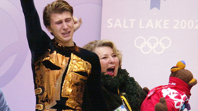 Алексей Ягудин и Татьяна Тарасова на Олимпийских играх 2002. Фото с сайта sport-express.ru