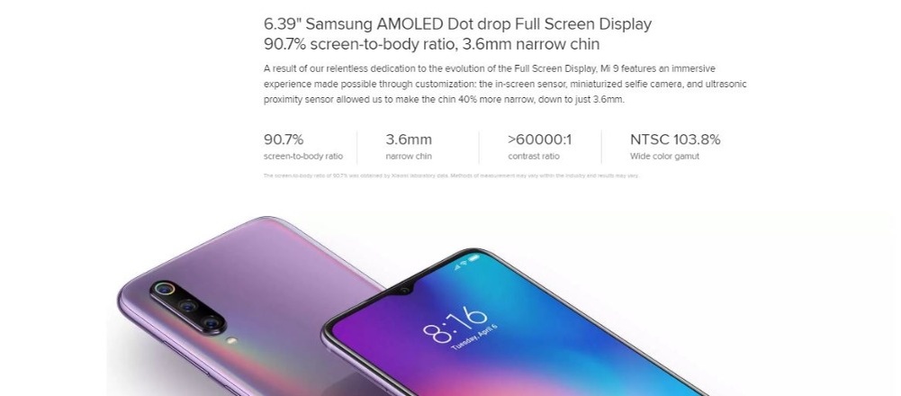 Обновленный флагман Xiaomi Mi 9 стал первым гаджетом компании с трипл-камерой. Снимает он отлично.  Умные функции на основе ИИ не только помогают делать крутые снимки, но и следят за оптимальным расходом энергии, так что даже с аккумулятором на 3300 мАч гаджет работает без подзарядке до двух дней.