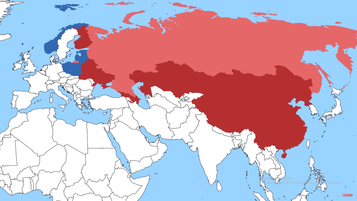 Россия граничит с нато