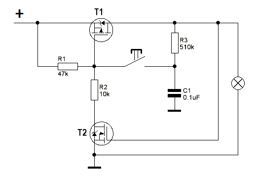Электронный выключатель схема
