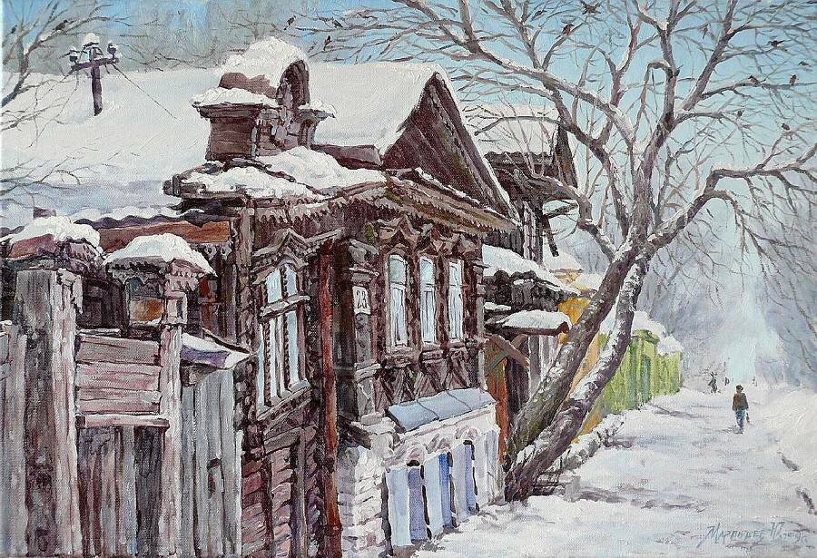 Пейзаж в русской живописи рисунки