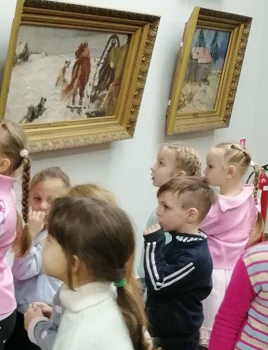 В музее художника Герасимова