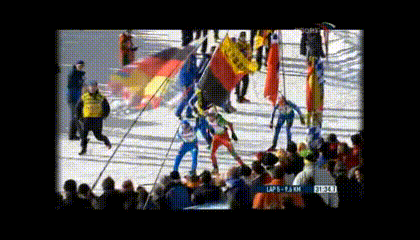 24.01.2009. Антхольц. Девушки. Гонка преследования