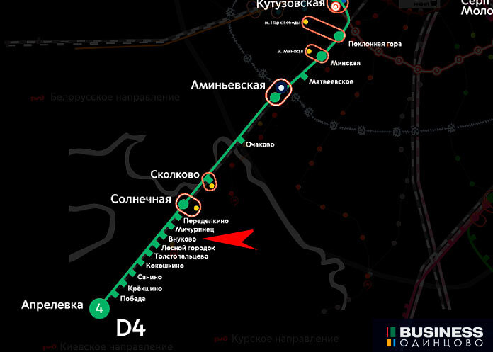 Апрелевка железнодорожный мцд на карте схема станций