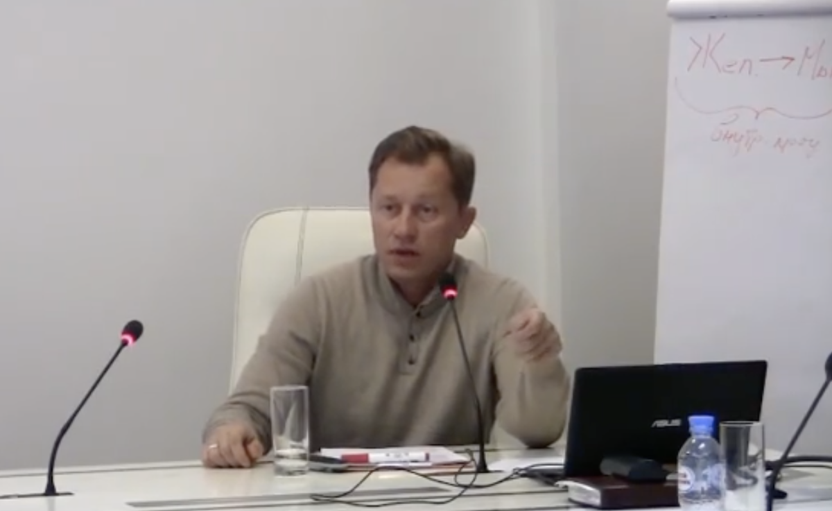 Олег Шадурко на конференции - фото из личного архива