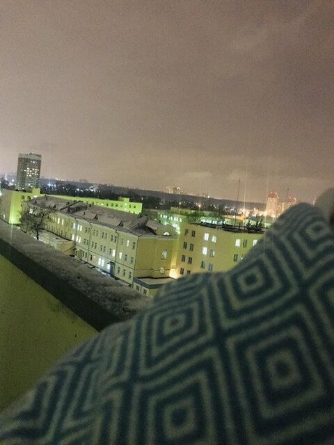 Засыпаем на балконе.