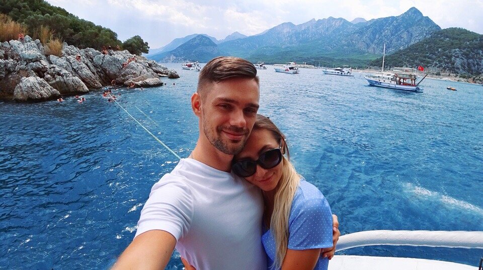 Морская экскурсия в Турции, Кемер, очень красиво и весело!
