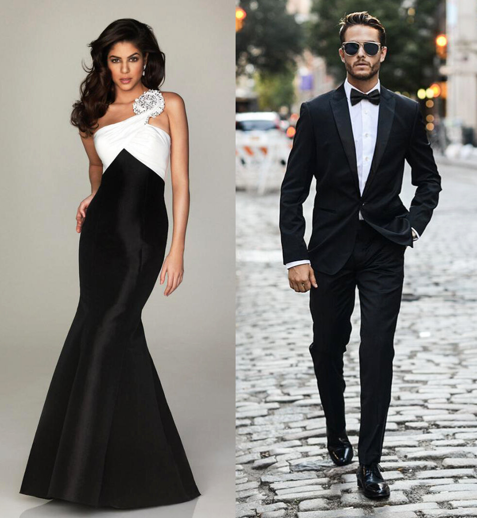 Black Tie — официальный и торжественный, распространённый и простой дресс-код. Это стиль свадеб, праздничных приёмов или театральных премьер. 