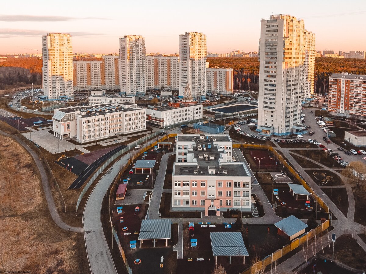 Район Кожухово с высоты. Улица Лухмановская | Кожухово в фотографиях | Дзен