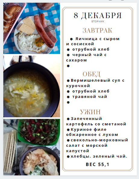 листаем вправо неделю 